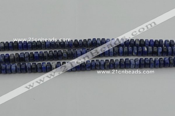 CRB429 15.5 inches 5*8mm rondelle sodalite gemstone beads