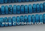 CRB440 15.5 inches 5*8mm rondelle turquoise beads wholesale