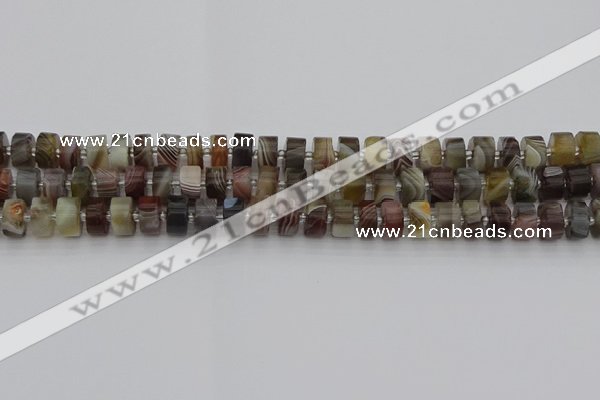 CRB493 15.5 inches 5*8mm tyre botswana agate beads wholesale