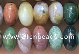 CRB5306 15.5 inches 4*6mm rondelle Indian agate beads wholesale