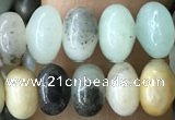 CRB5315 15.5 inches 4*6mm rondelle amazonite beads wholesale