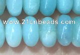 CRB5332 15.5 inches 5*8mm rondelle Chinese amazonite beads