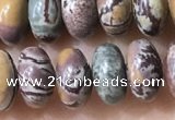 CRB5342 15.5 inches 5*8mm rondelle artistic jasper beads