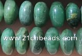 CRB5345 15.5 inches 5*8mm rondelle green jasper beads