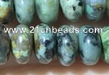 CRB5348 15.5 inches 5*8mm rondelle African turquoise beads