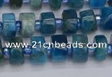 CRB536 15.5 inches 5*8mm tyre apatite gemstone beads wholesale