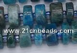 CRB538 15.5 inches 6*12mm tyre apatite gemstone beads wholesale