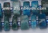 CRB539 15.5 inches 7*14mm tyre apatite gemstone beads wholesale