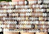 CRB5409 15 inches 2.5*4mm rondelle strawberry quartz beads