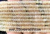CRB5412 15 inches 2.5*4mm rondelle yellow watermelon beads