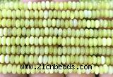CRB5430 15 inches 2.5*4mm rondelle lemon jade beads wholesale