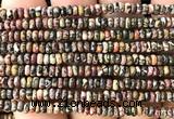 CRB5450 15 inches 2.5*4mm rondelle leopard skin jasper beads