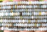 CRB5471 15 inches 2.5*4mm rondelle colorful amazonite beads