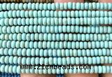 CRB5473 15 inches 2.5*4mm rondelle synthetic turquoise beads