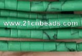 CRB5524 15 inches 2*2mm heishi synthetic turquoise beads wholesale