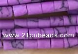 CRB5525 15 inches 2*2mm heishi synthetic turquoise beads wholesale