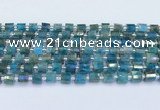 CRB5600 15.5 inches 5mm - 6mm faceted tyre apatite beads