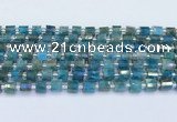 CRB5600 15.5 inches 5mm - 6mm faceted tyre apatite beads