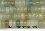 CRB5670 15 inches 3*4mm heishi amazonite beads wholesale