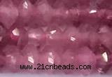 CRB5758 15 inches 2*3mm faceted tourmaline beads