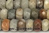 CRB5797 15 inches 4*6mm, 5*8mm faceted rondelle agate beads