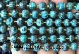 CRB6093 15 inches 6*8mm faceted rondelle dyed jade beads