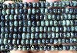 CRB6140 15 inches 4*6mm faceted rondelle kambaba jasper beads