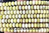 CRB6236 15 inches 5*8mm faceted rondelle butter jade beads