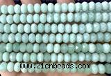 CRB6238 15 inches 5*8mm faceted rondelle green aventurine jade beads