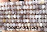 CRB6250 15 inches 5*8mm faceted rondelle violet jasper beads