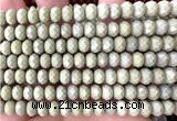 CRB6262 15 inches 5*8mm faceted rondelle Alashan jasper beads