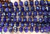 CRB6301 15 inches 6*10mm faceted rondelle amethyst beads