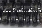 CRB633 15.5 inches 6*12mm tyre charoite gemstone beads