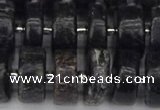 CRB634 15.5 inches 7*14mm tyre charoite gemstone beads