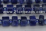 CRB638 15.5 inches 5*8mm tyre sodalite gemstone beads