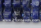 CRB642 15.5 inches 8*16mm tyre sodalite gemstone beads