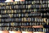 CRB6572 15 inches 2*6mm rondelle blue tiger eye beads wholesale