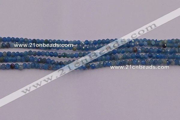 CRB700 15.5 inches 2*3mm faceted rondelle apatite gemstone beads