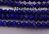 CRB701 15.5 inches 2*3mm faceted rondelle lapis lazuli beads