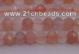 CRB715 15.5 inches 3*4mm faceted rondelle rainbow moonstone beads