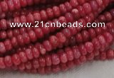 CRC05 16 inches 4*6mm rondell rhodochrosite gemstone beads wholesale