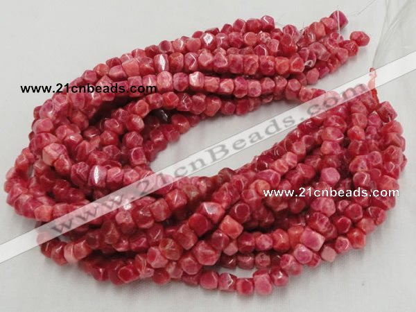 CRC06 16 inches 8*10mm nugget rhodochrosite gemstone beads wholesale