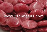 CRC08 16 inches 15*20mm oval rhodochrosite gemstone beads wholesale