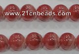 CRC104 15.5 inches 12mm round natural argentina rhodochrosite beads