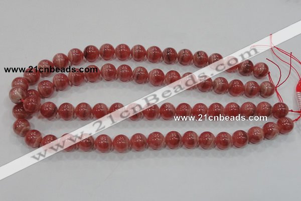 CRC104 15.5 inches 12mm round natural argentina rhodochrosite beads