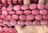 CRC1063 15.5 inches 13*18mm oval rhodochrosite beads wholesale