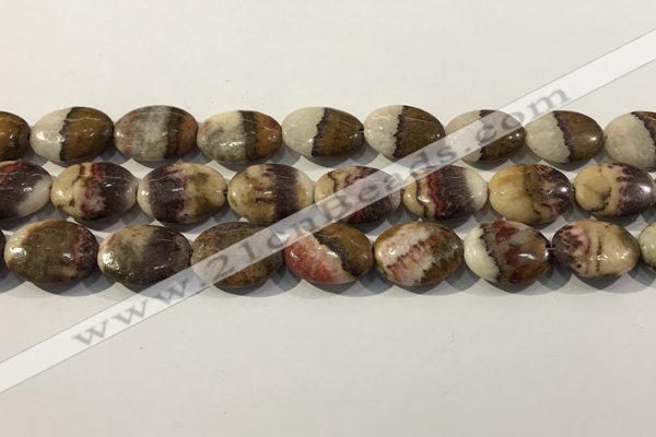 CRC1077 15.5 inches 15*20mm oval rhodochrosite beads wholesale