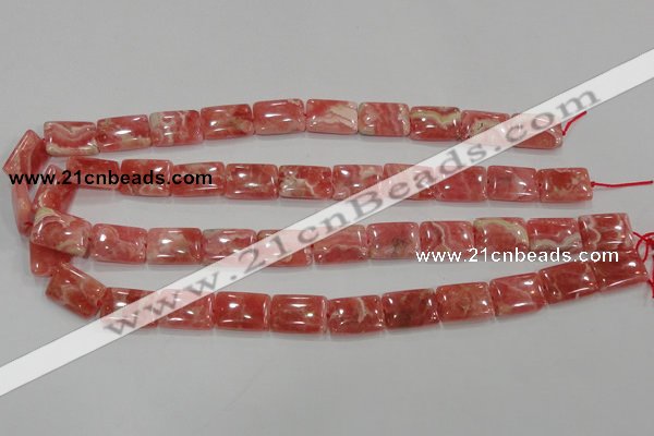 CRC108 15.5 inches 13*18mm rectangle natural argentina rhodochrosite beads