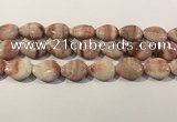 CRC1087 15.5 inches 18*25mm flat teardrop rhodochrosite beads