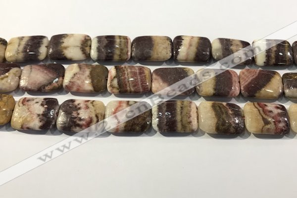 CRC1103 15.5 inches 18*25mm rectangle rhodochrosite beads